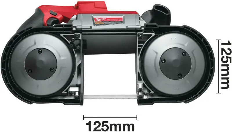 Aku pásová pila Milwaukee M18 CBS125-0 (Bez aku) (MI4933447150)